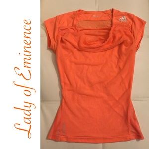 ADIDAS NEON ORANGE TOP